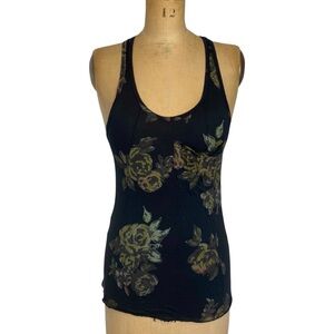 3/$30 Wilfred Floral Racerback Tank with Pocket Size XXS